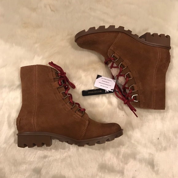 Sorel Phoenix Waterproof Suede Shearling boot - Picture 3 of 12